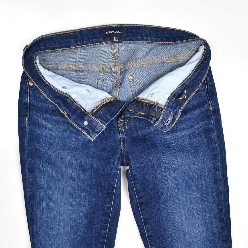 J. Crew Toothpick 8" Skinny Jeans 26 - Picture 5 of 6
